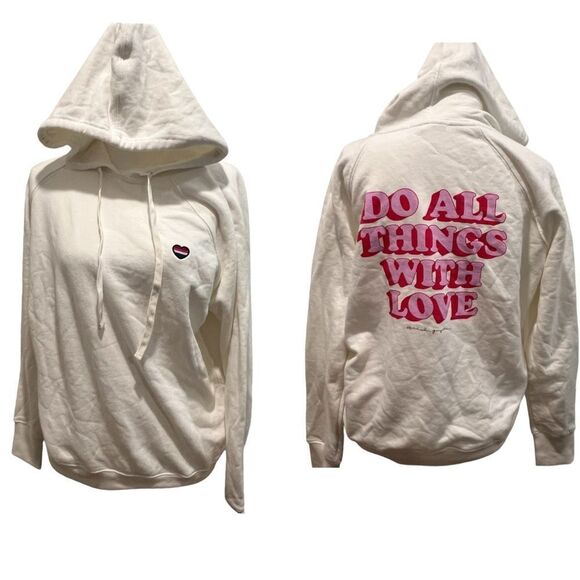 Spiritual Gangster Do All Things With Love hooded sweatshirt size small - Picture 1 of 12